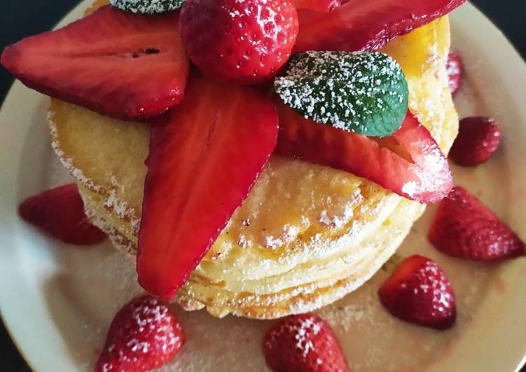 Pancakes alle fragole
