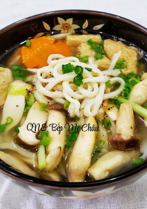 Hình của món Mì Udon chay.