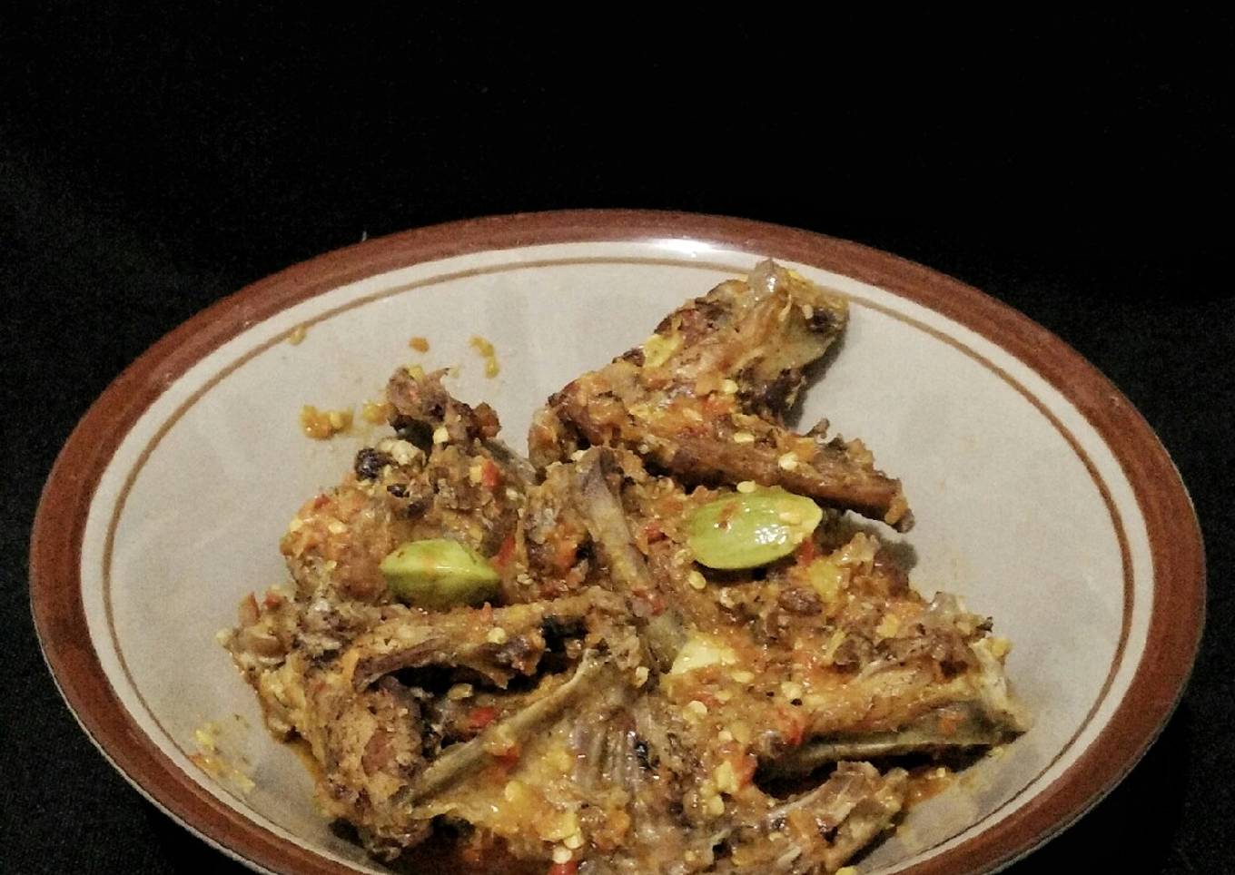Rica-rica Tulang Ayam Pete
