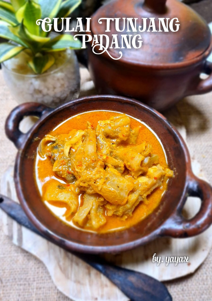 Foto resep Gulai Tunjang Padang (kikil sapi)