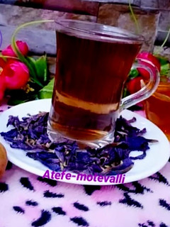 عکسی از دستور دمنوش گیاهی گل گاوزبان با لیمو ترش