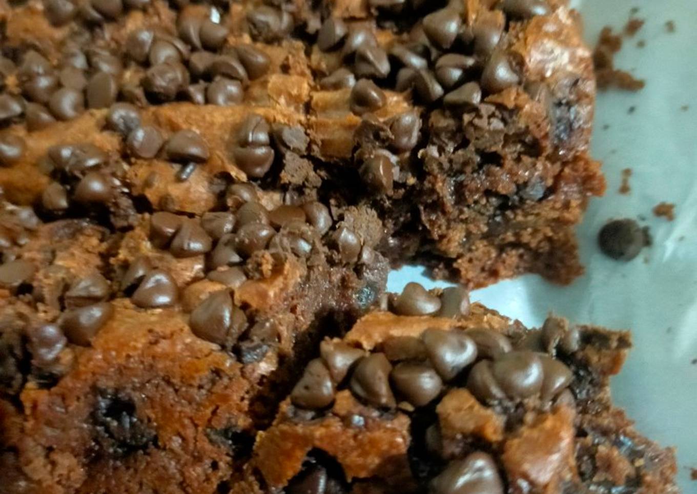 Double Chocolate Eggless brownie 🤎