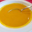 Sopa crema de zapallo y zanahoria, espectacular!