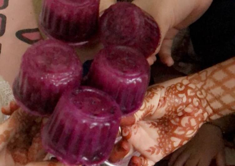 Steps to Prepare Favorite Jamun popsicles