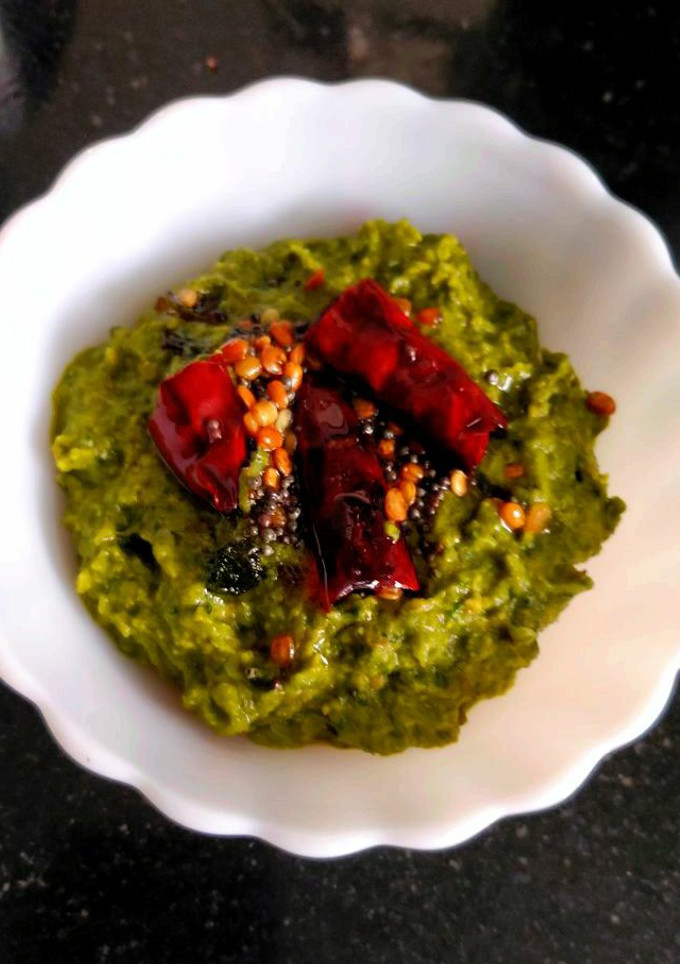 பாலக் கீரை சட்னி செய்முறை முக்கிய புகைப்படம்