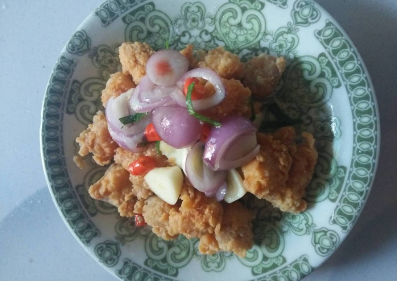 Ayam Sambal Matah dengan ayam
