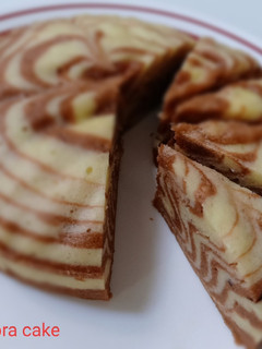Foto resep Zebra cake putih telur kukus