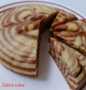 Resep Zebra cake putih telur kukus Enak Dan Mudah