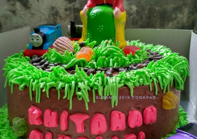 Resep Basecake Brownies Ny Liem Untuk Cake Khitanan Oleh Susanti Cookpad