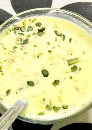 A picture of Sabudana kheer (for fast).