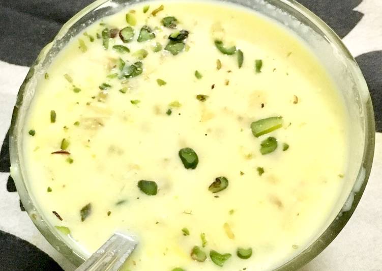 Sabudana kheer (for fast)