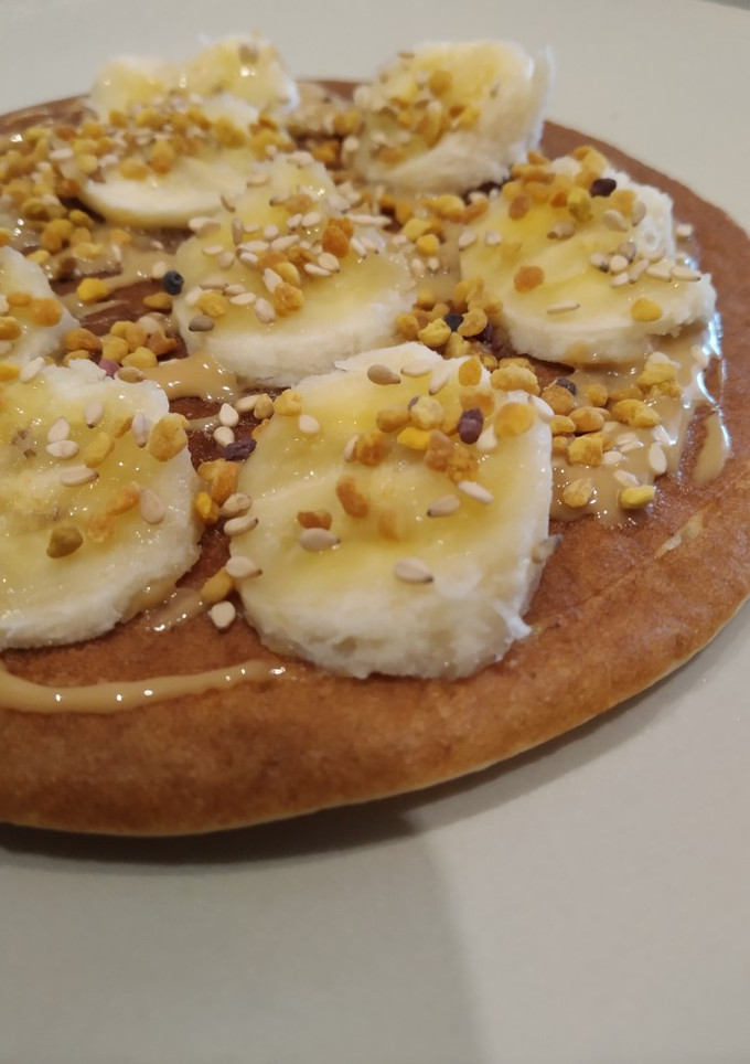 Una foto de Tortitas de avena y plátano