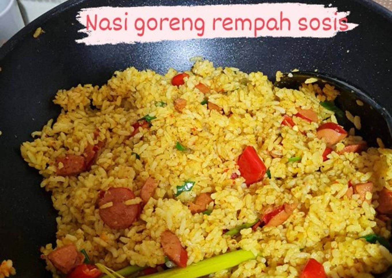 Nasi Goreng Rempah (Pakai Sosis)