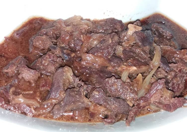 Langkah mengolah Beef Teriyaki nikmat