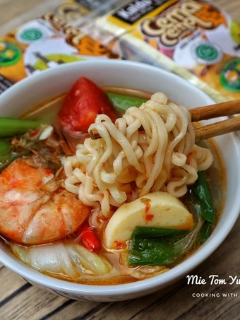 Cara Mudah Membuat Resep Mie kuah tomyum yang Menggugah Selera Anti Ribet, Mantap Sekali