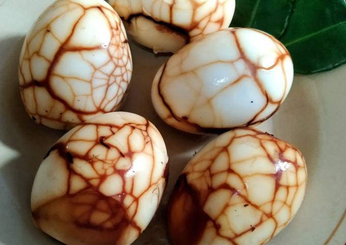 Anti Ribet, Bikin 110.Telor Pindang Batik Menu Enak