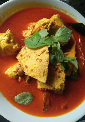 Foto resep Bawal hitam kuah kuning