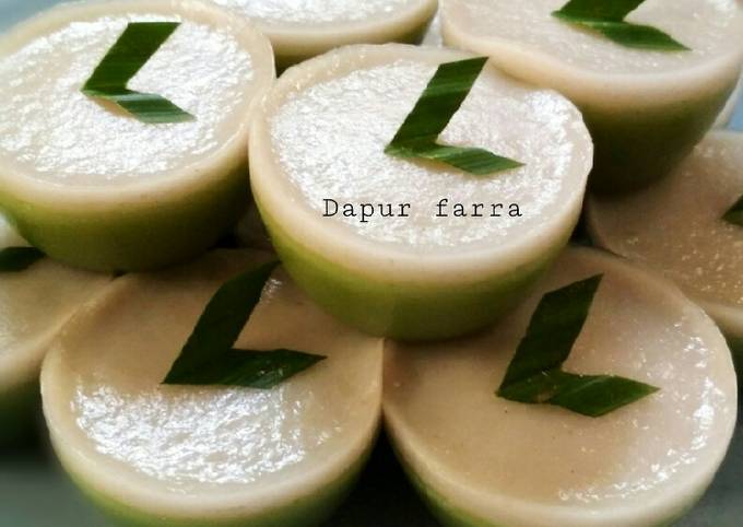 Kue talam pandan (tepung beras)