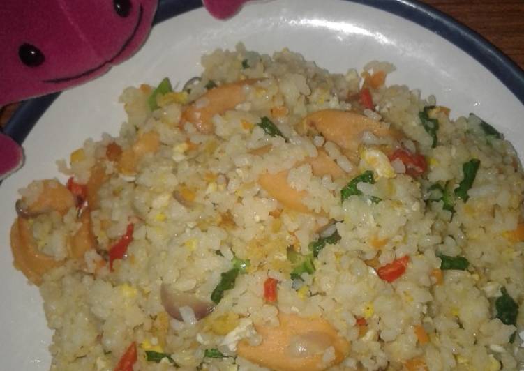 Nasi goreng rainbow