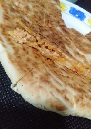 صورة لوصفة فطيرة بالتونة والكوسة