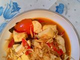 Tumis Tahu Sayur Kuah Pedas