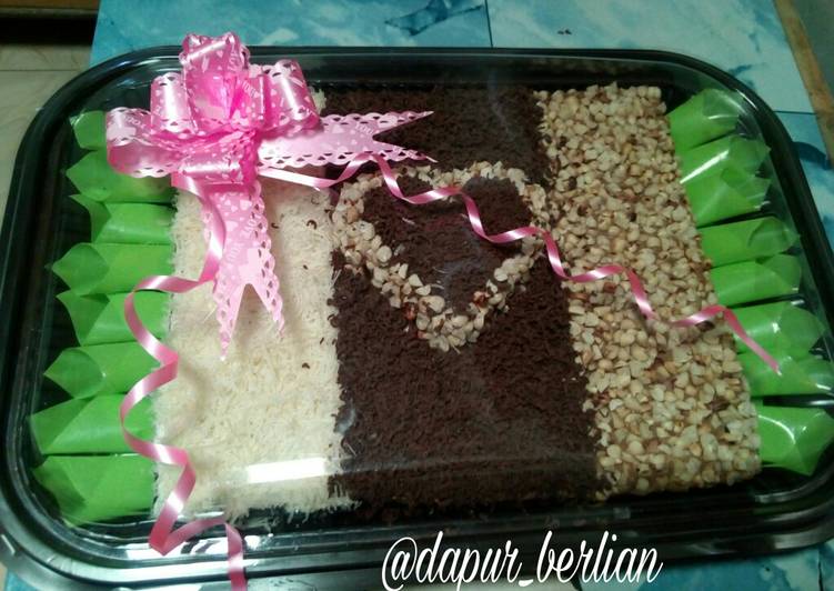 Brownis coklat cheesecake