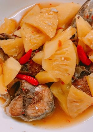 Hình của món Cá ngừ kho thơm.