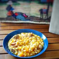 Una foto de Locro a mi manera