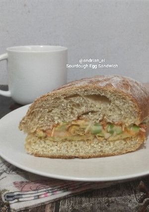Foto resep Sourdough Egg Sandwich
