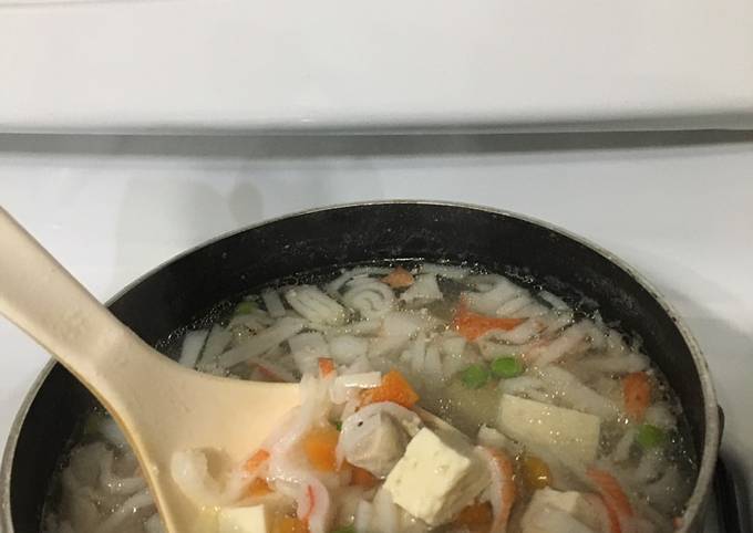 Comfortable winter soup