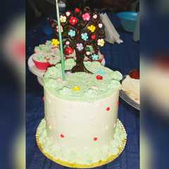 Una foto de Torta árbol de la vida, con sorpresa!