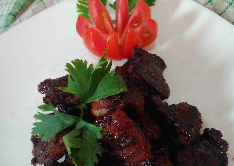 Resep Daging kambing lada kecap Anti Gagal