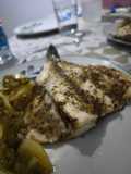 Lubina al horno con guarnición!!