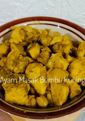 Foto resep Ayam Masak Bumbu Kuning