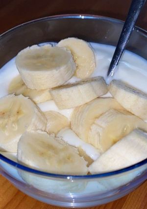 A picture of Banana shake.