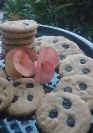 Foto resep 4. Chocochip Butter Cookies Coklat