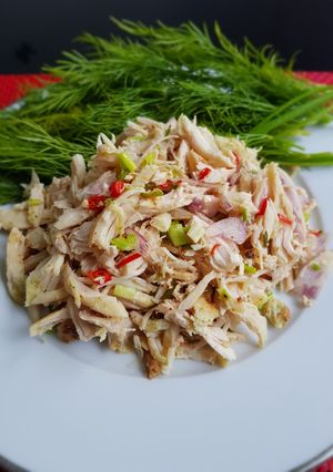 รูปของ ยำไก่ สูตรคีโต