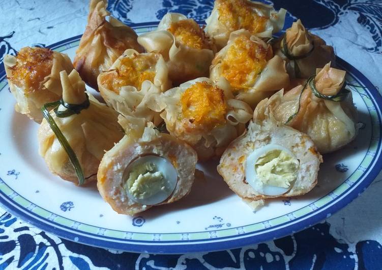 Ekado Telur Puyuh (Money Bag) & Dimsum