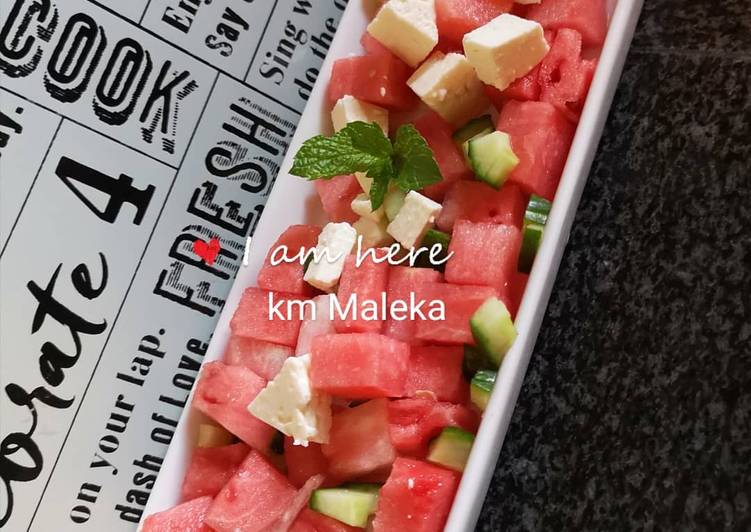 Recipe: Delicious Watermelon salad π₯ Recipe: Delicious Watermelon salad π₯