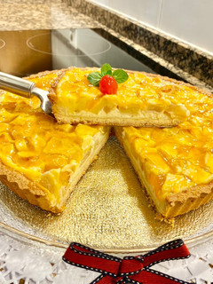 Una foto de Tarta de Normandía con manzanas