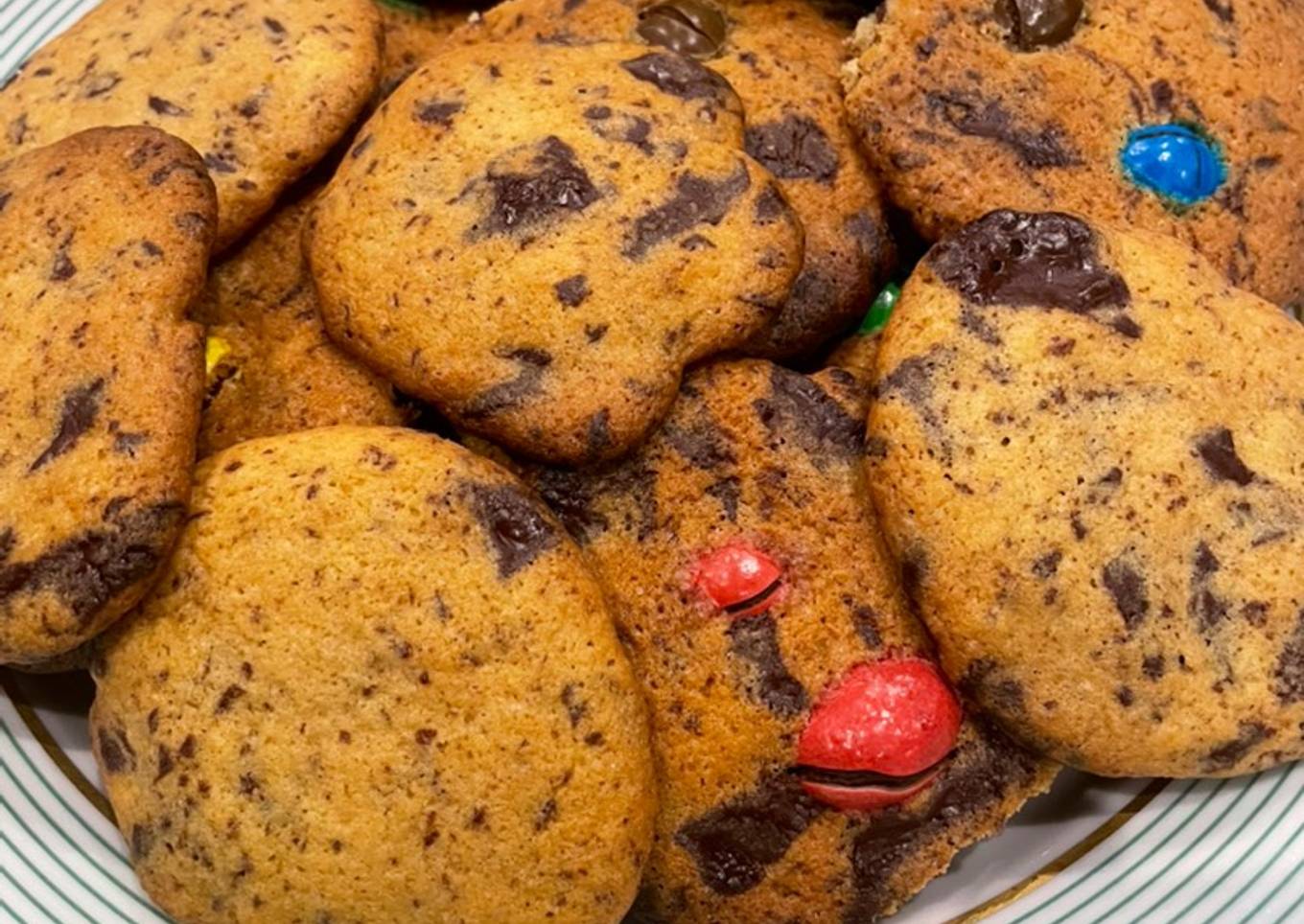 Cookies chocolat/m&ms