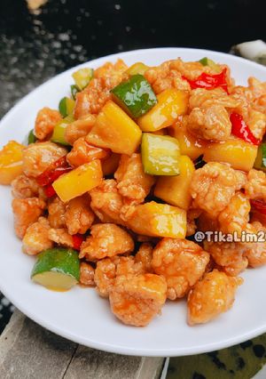 Foto resep Ayam Kuluyuk Asam Manis