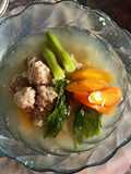 Sop wortel baso sapi (MPASI 11m)