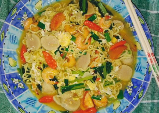 Cara Membuat Indomie Goreng Kuah 😁 Enak Terbaru