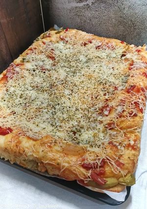 Foto resep Squarepan Pizza