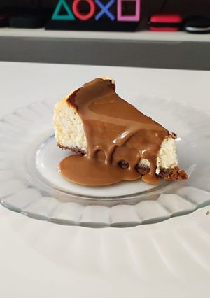 Una foto de Tarta de queso New York 🇺🇸 Airfryer y horno LOTUS cheesecake
