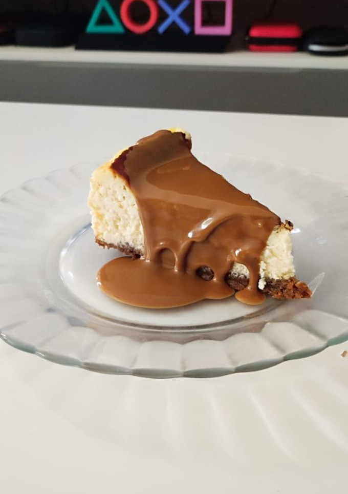 Una foto de Tarta de queso New York 🇺🇸 Airfryer y horno LOTUS cheesecake