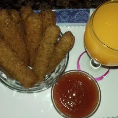 A picture of Crispy Potatoes sticks #Cookpad Ramadan k sath.