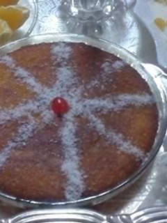 صورة لوصفة بسبوسه بحجم صغير وخفيفه ريشه