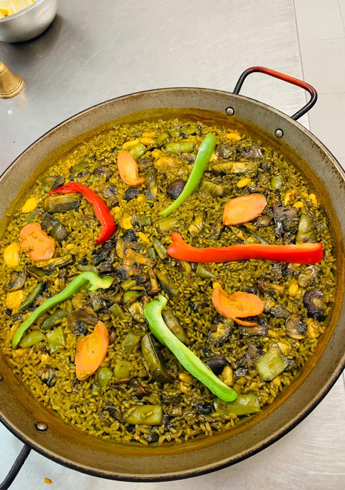Una foto de Paella de verduras 😉